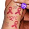Big Dot of Happiness Pink Ribbon Hope Temporary Tattoos - Breast Cancer Awareness Support Event Favors - 12 Sheets (60 Tattoos)